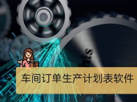 车间订单生产计划表软件