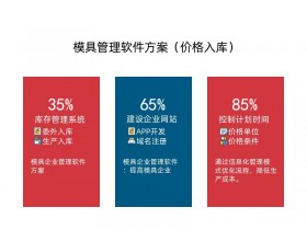 模具企业管理软件方案